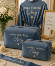 Load image into Gallery viewer, Velvet Toiletry/Accessories Case
