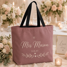 Load image into Gallery viewer, Bridal Carryall Tote Bag