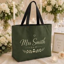 Load image into Gallery viewer, Bridal Carryall Tote Bag