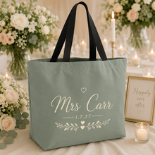 Load image into Gallery viewer, Bridal Carryall Tote Bag