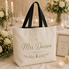 Load image into Gallery viewer, Bridal Carryall Tote Bag