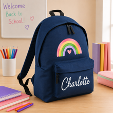Load image into Gallery viewer, Kids Rainbow Backpack