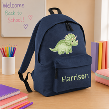 Load image into Gallery viewer, Kids Dinosaur Backpack