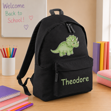 Load image into Gallery viewer, Kids Dinosaur Backpack