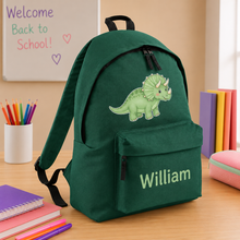 Load image into Gallery viewer, Kids Dinosaur Backpack