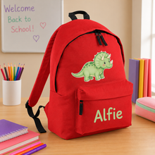 Load image into Gallery viewer, Kids Dinosaur Backpack