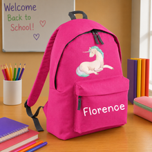 Load image into Gallery viewer, Kids Unicorn Backpack