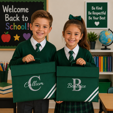 Load image into Gallery viewer, School Book Bag Initial and Name