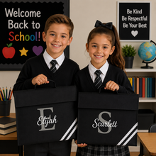 Load image into Gallery viewer, School Book Bag Initial and Name