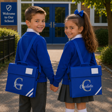 Load image into Gallery viewer, Junior Book Bag with Strap Initial and Name