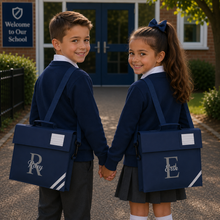 Load image into Gallery viewer, Junior Book Bag with Strap Initial and Name
