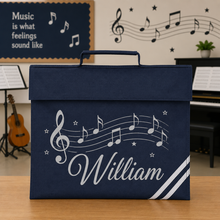 Load image into Gallery viewer, Music Bag Notes and Name