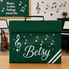 Load image into Gallery viewer, Music Bag Notes and Name