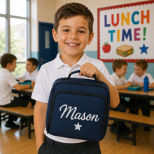 Load image into Gallery viewer, Square Lunch Box with Name