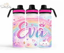 Load image into Gallery viewer, Rainbow 850ml Water Bottle