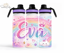 Load image into Gallery viewer, Rainbow 850ml Water Bottle
