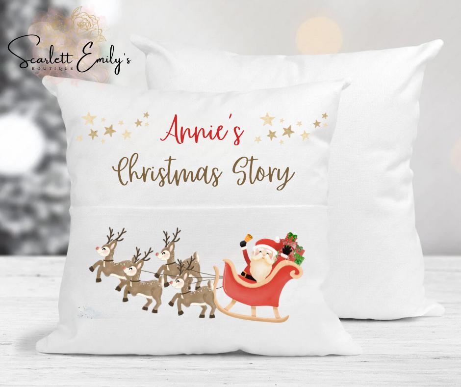 Santa Pocket Cushion