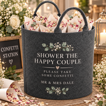Load image into Gallery viewer, Wedding Felt Trug