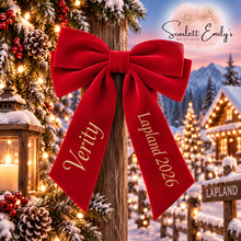 Load image into Gallery viewer, Lapland Velvet Hair Bow
