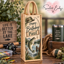 Load image into Gallery viewer, Birthday Jute Bottle Bags