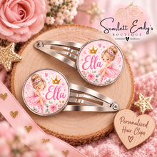 Load image into Gallery viewer, Personalised Hair Clips