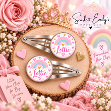 Load image into Gallery viewer, Personalised Hair Clips