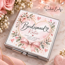 Load image into Gallery viewer, Wedding Compact Mirror