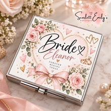 Load image into Gallery viewer, Wedding Compact Mirror