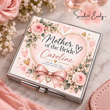 Load image into Gallery viewer, Wedding Compact Mirror