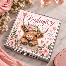 Load image into Gallery viewer, Personalised Compact Mirror