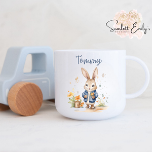 Cute Bunny Polymer Mug 6oz