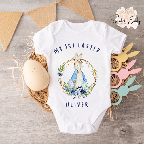 Blue Rabbit Baby Vest