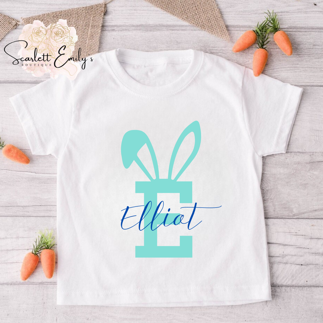 Initial Bunny Ears T-Shirt