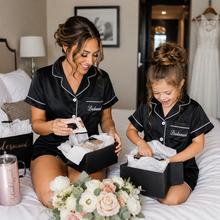 Load image into Gallery viewer, Satin Pyjamas - Black