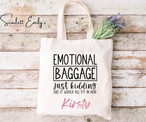 Emotional Baggage Tote Bag