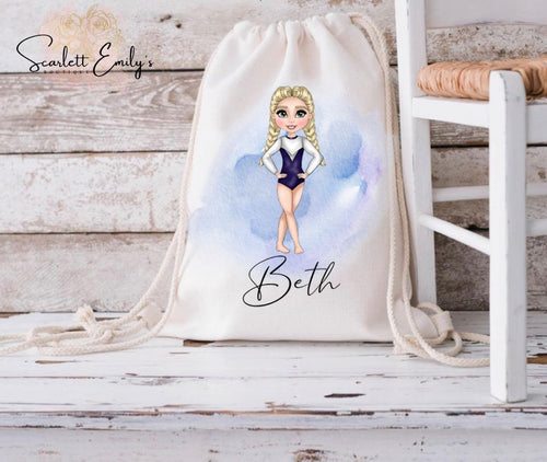 Gymnastics Drawstring Bag