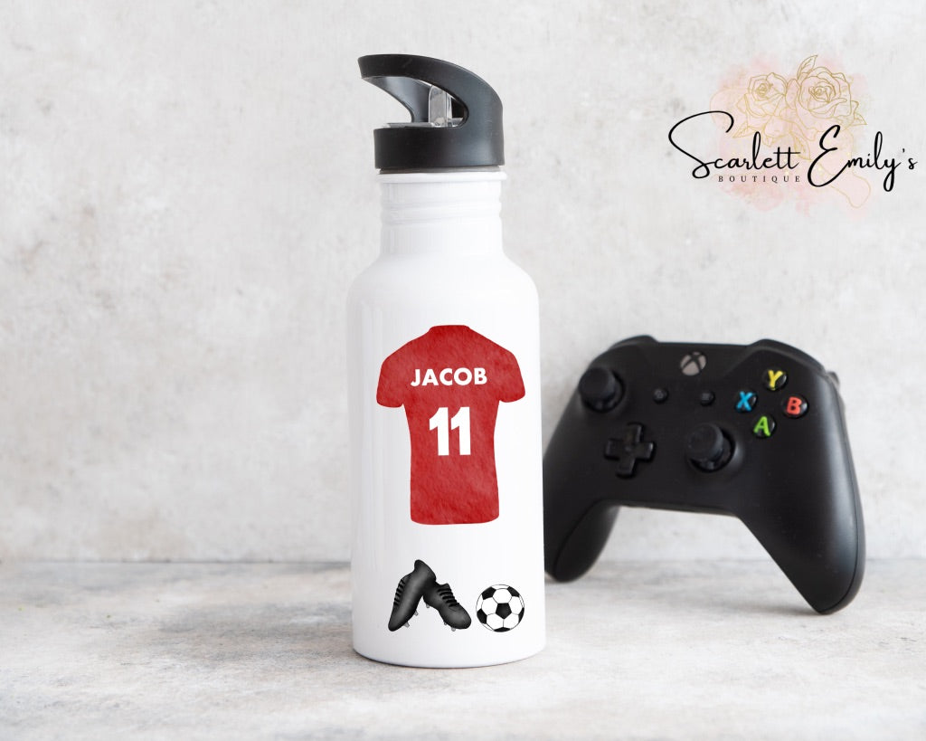 Football Shirt Screw Top Water Bottle