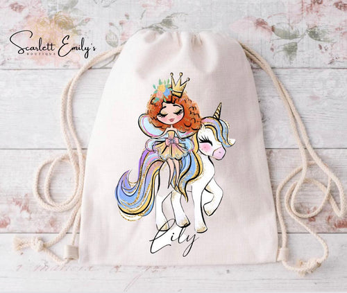 Unicorn Drawstring Bag