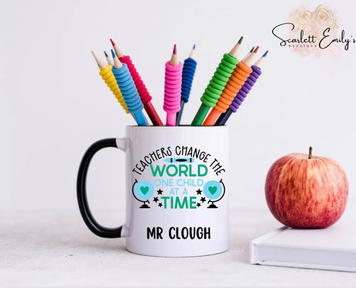 Teachers Change the World Personalised Mug