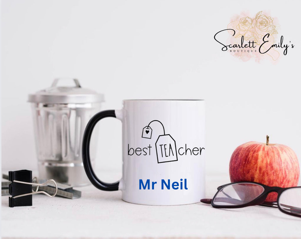 Best Tea-cher Personalised Mug